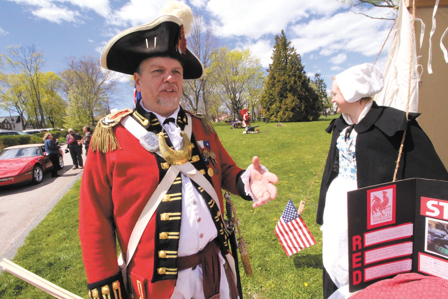 REVOLUTIONARY CAUSE PLAY: Ron Barnes, currently a Johnston resident, has been the commander of the Rangers and this year will be the grand marshal for the Gaspee Days Parade, Saturday, June 11.
